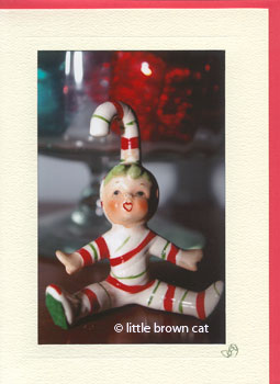 Candy Cane Kid Notecard